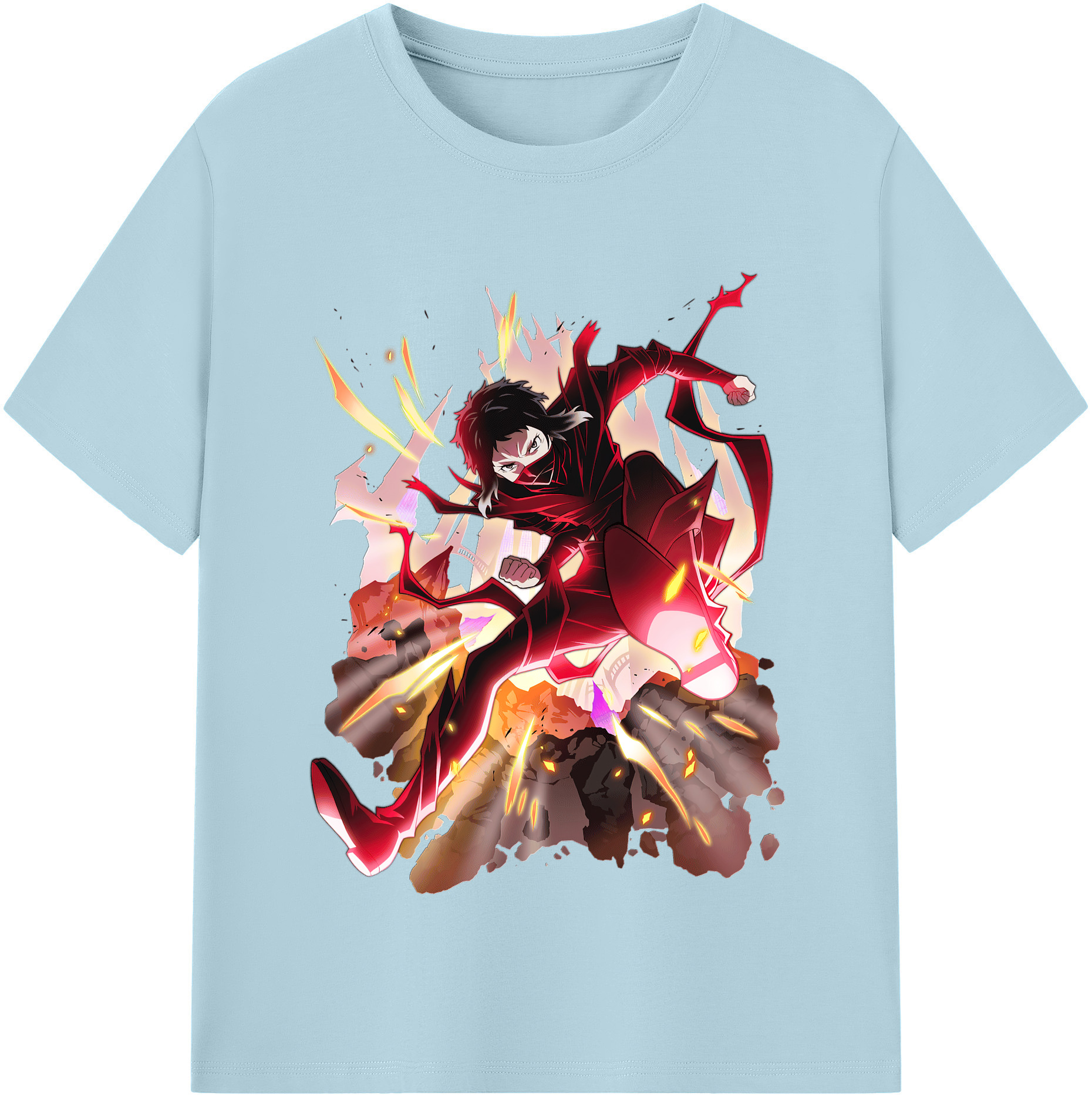 （画像用） 文豪ストレイドッグス Bungo Stray Dogs 綿100％半袖Tシャツ（フロントプリント）